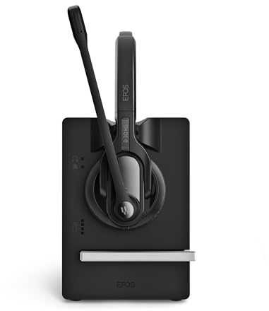 EPOS Impact D 30 Phone - Hochleistungs-DECT-Headset für Tischtelefone und Softphones, Voice und Noise-Cancelling-Mikrofon