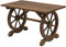 Outsunny Outdoor Garden Coffee Table Dinning Table Patio Display Desk Natural Fir Wood Water-Resistant