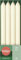 Bolsius - 8 bougies coniques - Ivoire - 23 cm - Longue durée de combustion de 8 heures - Non parfumées - Cire végétalienne naturelle 25% - Sans huile de palme