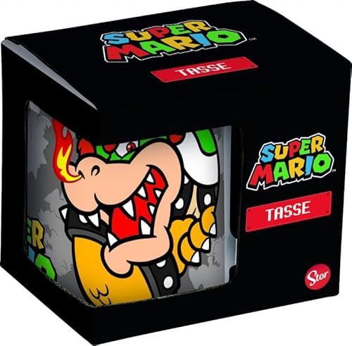 Super Mario Jr. Bowser & Bowser Tasse, 325 ml, Weiß
