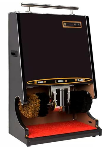 Miuxe Électrique Cireuse À Chaussures À Induction Automatique, Brosse De Polissage Brosse De Nettoyage Rotative pour Le Dépoussiérage, Faible Bruit Et Facile À Nettoyer pour Le Ménage