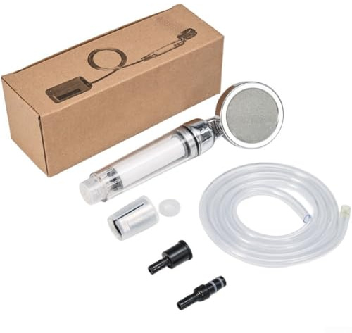 Aireador de bombeo 2200/4000 MA, bomba de aire de detección 3 en 1, ducha portátil de camping, salida de agua de 1,5 l/min, para pesca al aire libre de camping (juego de ducha)