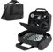 USA Gear Compact Audio DJ Mixer Case - Mixer Bag with Custom Storage for Cables & Microphones, 27.94 x 20.32 x 6.35 CM Storage Compatible with Behringer Xenyx, Aveek 4/5 Channel, Bomge 4 Channel
