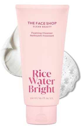 The Face Shop - Rice Water Bright Foaming Cleanser (300 ml / 10 Fl Oz)