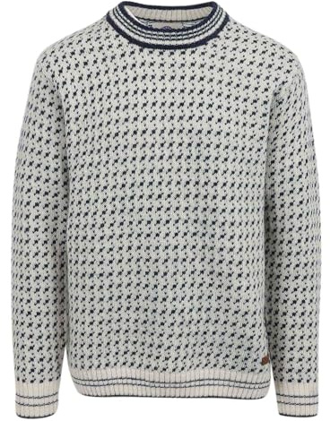 ICEWEAR Íslendingur Men's Sweater Knit Design for Winters Without Zipper 100% Wool Long Sleeve