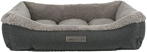Bendson Vital Bed, Fyrkant, 90 × 60 cm, Mörkgrå och Ljusgrå