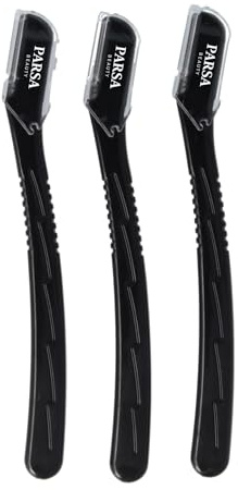 PARSA Beauty Augenbrauen- und Gesichtshaarentferner für Frauen und Männer (3er Set) – Präziser Augenbrauentrimmer für perfekte Augenbrauen und Gesichtshaarentfernung