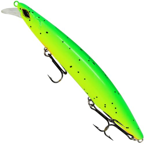 Seika Pro Wobbler Nightveit Junior 12,5cm 19g - Zanderwobbler, Farbe:UV Bomb
