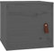 vidaXL Wandschrank, Hängeschrank mit viel Stauraum, Schwebeschrank für Wohnzimmer, TV Schrank Wohnzimmerschrank Holzschrank, Grau Massivholz Kiefer
