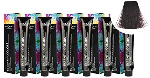 PostQuam - Pack da 6 Tinta Capelli Professionale ad Alto Potere Coprente | Colore Capelli Permanente Copertura 100% dei Capelli Grigi per un Colore Uniforme e Duraturo - Più di 90 Colori Disponibili