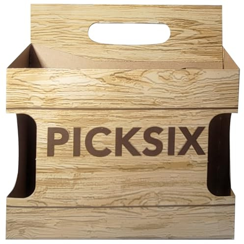 ICE N COLD 6pk Cardboard Carrier (Die-Cut Crate,12ct) | Holds 6pk 12oz Bottles