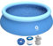 Avenli Pool 244 x 63 cm Family Prompt Set Pool Aufstellpool mit Pumpe Schläuchen und Filterkartusche blau Pool-Set Gartenpool rund Schwimmbecken für Familien & Kinder