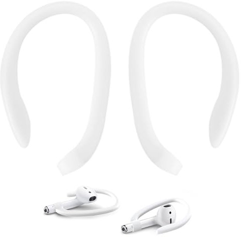 1 Par Ganchos para Los Orejas Compatible con AirPods Pro 3 2 1, Gancho Antideslizante para Auriculares Inalámbricos Bluetooth para Actividades Deportivas, Accesorios Deportivos Ajuste Cómodo