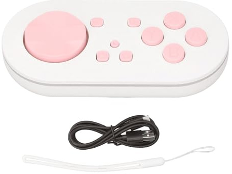 Controller för Anki App Gamepad storlek bärbar kompakt kontroll med kabel och rem för (rosa)