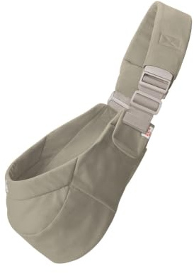 Ergobaby Upsie Sling Portabebè ergonomico per neonati e bambini piccoli dai 6 mesi (7,7-20,4 kg), passaggio spontaneo tra camminare e essere trasportati, Soft Olive