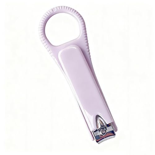 Premium nagelklippare, söt nagelvårdssats robust nageltrimmer fingernagel klippare för flickor present barn, lila