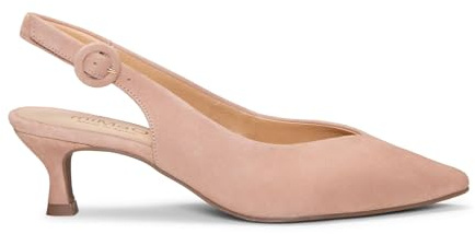 miMaO Zapatos Elegantes de tacón bajo Rosa Claro, EU 41