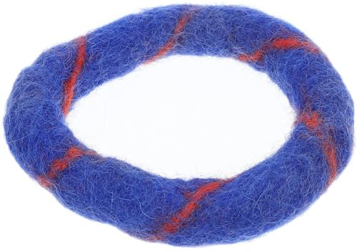 PERSELOSO Cuscino per Ciotola Sonora in Feltro di Lana Antiscivolo e Morbido Supporto Stabile per Meditazione e Yoga Tappetino per Singing Bowl Buddha Decorazione Artigianale per Casa