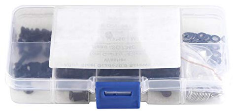 Innensechskantschraube, Halbrundschrauben-Unterlegscheiben-Sortiment-Kit, Flachkopfschraube mit legiertem Stahl für Haushalts- und Bürogeräte 180 Stück