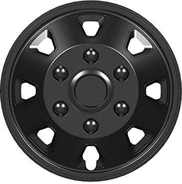 AutoStyle 16'' pouces Enjoliveurs Jeu noir PP 5526B Cap De Roue Enjoliveur Auto