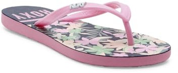 Roxy Mädchen Viva Stamp Sandale, Crazy Pink Blue Radiance, 37 EU
