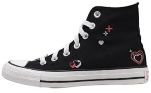Converse Chuck Taylor all Star Y2K Heart Sneaker Nero da Donna A09116C