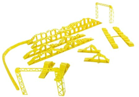 harayaa Pont de Voie pour Voitures Radiocommandées (échelle 1:18/1:24), Pièce de Rechange Professionnelle pour Véhicules Chenillés, Simule Des Obstacles Abrup, Style C