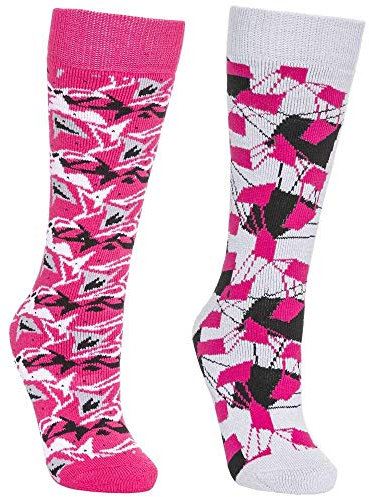 Trespass Unisex-Kinder 5045274516708 Hausfriedensbruch Mädchen & Jungen Skisocken, Mehrfarbig, Talla Única, Multicolor, Einheitsgröße