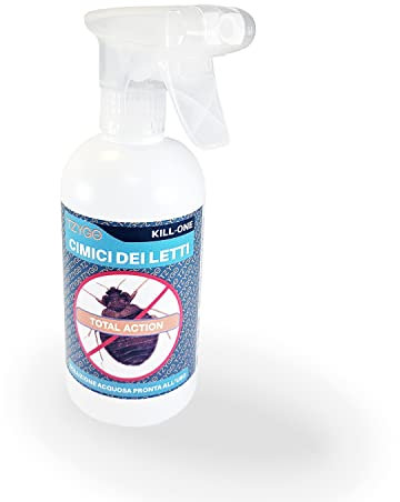 TZYGO Insetticida contro Cimici dei Letti Total Action - Protezione a Lungo Termine, Incolore e Inodore - Rispetta l'Ambiente, Sicuro ed Efficace - 1 Flacone Nebulizzatore Spray 500ml