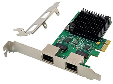 Dual-Port 2.5GBase-T PCIe Netzwerkadapter RTL8125B 2500/1000/100Mbps PCI Express Gigabit Ethernet NIC Karte RJ45 LAN Controller