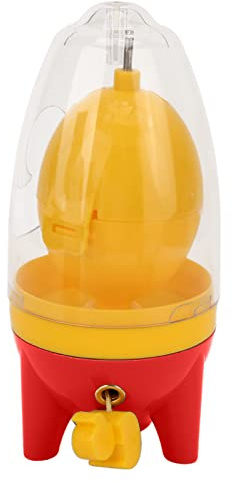 Zerodis Egg Spinner, Fun Shape High Torsion Rotation Homogeneous Hand Powered Portable Golden Egg Maker, Egg Shaker Kitchen Gadget for Golden Egg Making Egg Spinner Portable Egg Scrambler(Red)