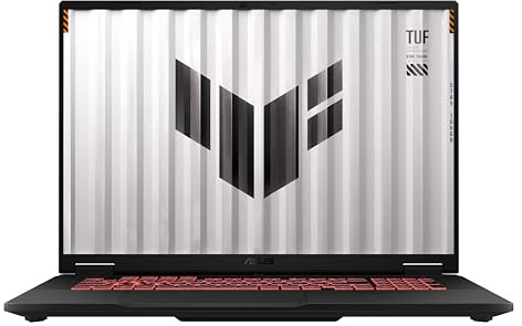 ASUS TUF Gaming A18-TUF808UM-S8044W 18 Pouces FHD+ 144Hz PC Portable (AMD Ryzen 7 260, 32GB DDR5, 1TB SSD, NVIDIA GeForce RTX 5060, Windows 11 Home) – Clavier AZERTY