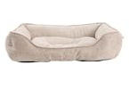Mon ami Luki - Panier rectangulaire Toucher Soft antiderapant - Beige - Chien - 61x48x16CM