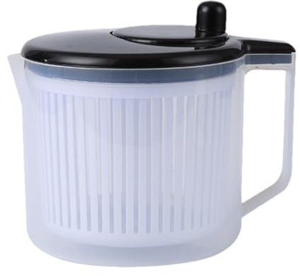 Salad Spinner Small - Fruit Dryer Spinner Vegetable Washer with Handle | Portable Vegetable Dryer Spinner, Drain Basket Fruit Washing Bowl Kitchen Gadgets, Multifunctional Fruit & Vegetable Dehydrator