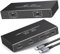 TJCXELE USB C Video Hub Dual Monitor 4K120Hz DP Alt Mode Thunderbolt Splitter Multiport Adapter mit 2 USBC Video Ausgängen, 100W PD, 10Gbps USBC Daten Ports,USB C Splitter 2 Monitor für Windows Mac OS