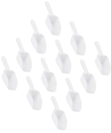 CLISPEED 12 Pezzi Paletta Per Cubetti Di Ghiaccio Cucchiaini Paletta Per Il Ghiaccio Casa Caffè Espresso Piccola Paletta Bloccare Paletta Per Il Ghiaccio Del Congelatore Macchina