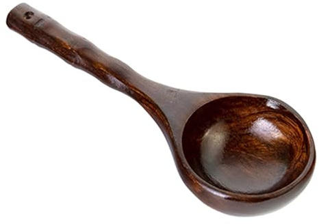kowaku Mestolo per Sauna Robusto Leggero Decorativo Facile Da Usare Cucchiaio per Acqua in Legno