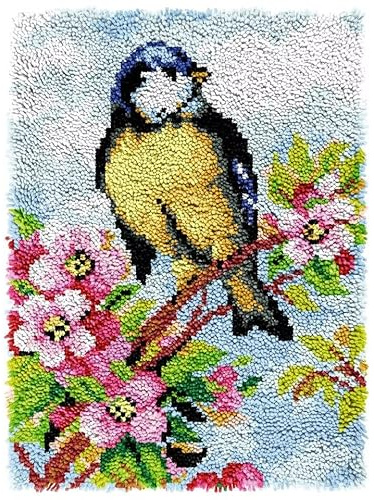 ROCKY&CHAO Myriad Choices Latch Hook Rug Kits, Home Carpet Rug Making Kits, DIY Crochet Kits Embroidery Kits Needlework Crafts for Home Decor, Latch Hook Kits for Beginners Kids Adults, 60 X 40 cm