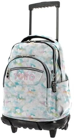 TOTTO MORRAL Rue BOMPER RENGLONES Glitter Mochila, Juventud Unisex, Multicolor (Multicolor), Talla única