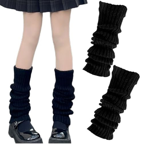 Cutiolly Warme Stulpen Damen,Damen Beinstulpen,Winter Leg Warmers,Beinwärmer,Beinstulpen Damen für Winter,Stulpen Oktoberfest Damen,Hohe Fußlose Kniestrümpfe,Knöchelwärmer