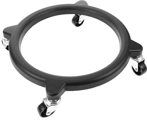 QUMIIRITY Supporto Per Bombola Di Gas Da Campeggio Ruote Girevoli, Base Stabile in Acciaio Resistente, Porta Cilindro Mobile Per Cucina Domestica e Uso Outdoor