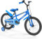 VEVOR Kinderfahrrad, 18 Zoll BMX-Stil-Fahrrad mit Stützrädern, empfohlene Kindergröße 110-140 cm, robust & einfach zu montieren, Kleinkinderfahrrad für Jungen & Mädchen zum Fahrradlernen, blau