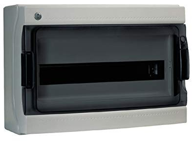 tableau étanche - ip65 - 18 modules - gris - iboco pablo - iboco 06542