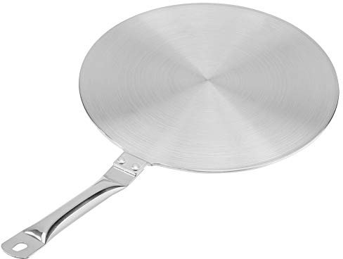 Hitzediffusor, 20cm / 24 cm Universal-Adapterplatte Wärmediffusor-Konverter Induktionsadapterplatte Edelstahl für Induktionskochfelder(20cm)