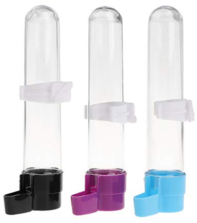 Ocobudbxw Gabbia per Uccelli, Mangiatoia per Uccelli Gabbia per Uccelli Automatica Contenitore per Acqua Bevanda Abbeveratoio per Uccelli da Fattoria Attrezzature Alimentazione per Budgie in Plastica