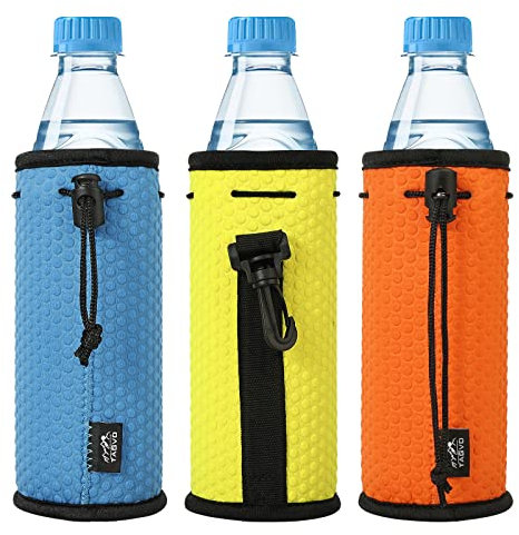 TAGVO Manicotto di Birra, Raffredd a Bottiglie Confezione da 4, Bottiglia di Birra Dispositivo di Raffreddamento, Manicotti isolanti per Bottiglie di Birra in Neoprene con Bordi in Tessuto