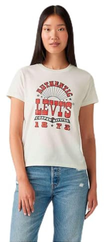 Levi's Women's The Perfect Tee T-Shirt, Levi's Copper Rivete, L