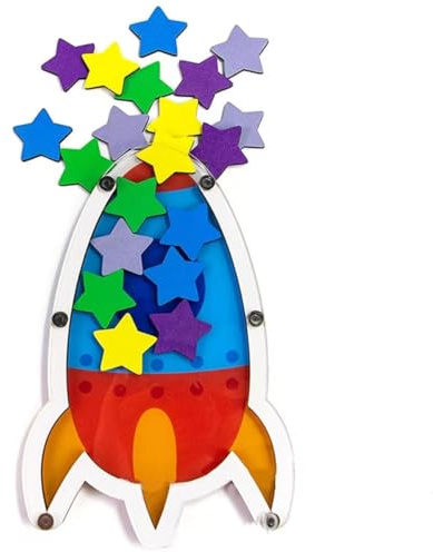 Namvo belöningsburk med stjärnor incitament burk för beteende stjärna burk belöningssystem stjärna samla burk belöningsdiagram för potträning hem skola klassrum ornament priser belöningsburk