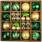 Top Sale 42 Pieces Shatterproof Christmas Tree Hanging Baubles - 9 Designs in Matte, Glitter & Shiny Finish - 60 mm & 30 mm - Green and Gold