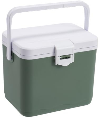 AMZLORD Glacière portable isolée de 4,5 L avec poignée, mini congélateur, réfrigérateur, conservation de la chaleur, glacière de stockage des aliments pour le camping